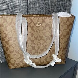Coach Brown Tote Bag